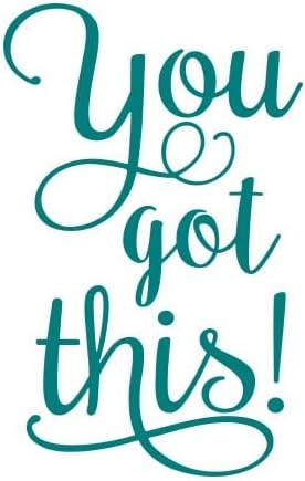 Miniatura 3 de You GOT This! - Calcomanía de vinilo con cita de 14 x 22 pulgadas, decoración del hogar, oficina, espacio de trabajo, aula, caligrafía,