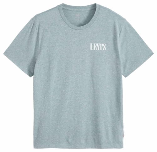 Levi's Graphic Crewneck Tee Ssnl Serif Stormy S – Ansicht 5