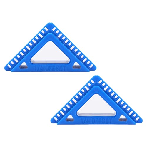Plastic Trim Reveal Tools 1/4 3/16 Offset for Woodworking with ±0.01 Inch Accuracy, 1/8 Inch Interval, Made from Plastic Material