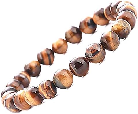 rudradivine Healing Accessories Certified Natural Stones Reiki/Yoga Stylish Bracelet. Fashion Jewellery/Original Tiger Eyes Stone Bracelet
