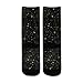 susiyo Dark Celestial Star Print Hiking Socks Boy Girls - Cushioned Crew Socks for Kids Soft, Breathable & Seamless Toe for All-Day Comfort