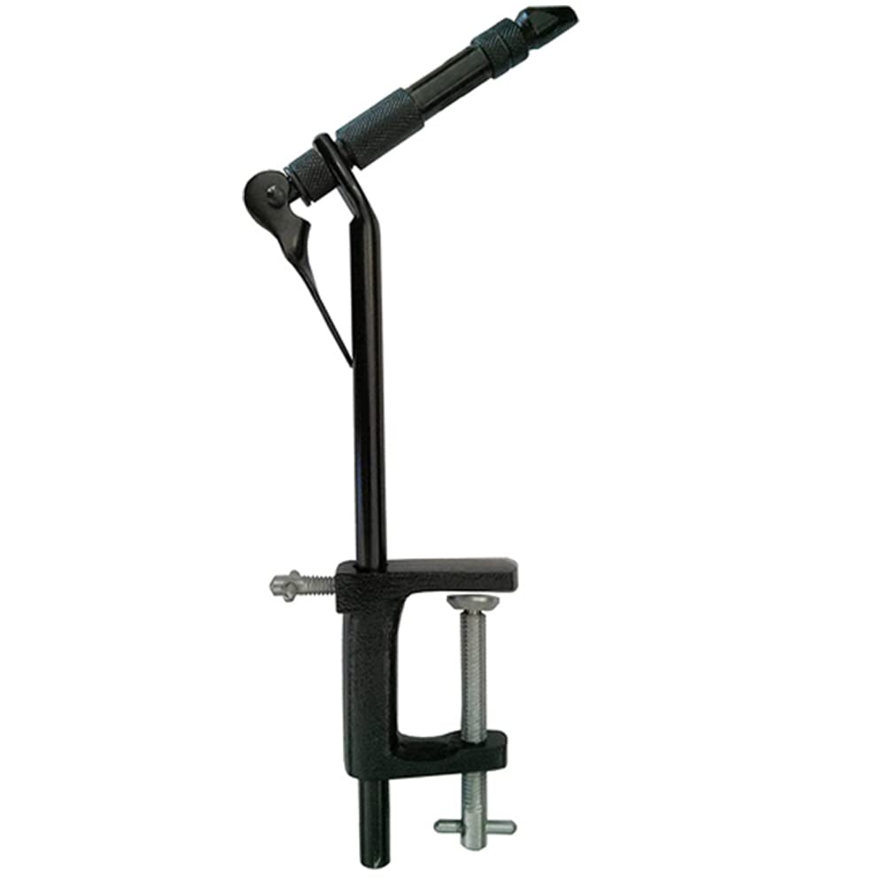 Direct Angler Fly Tying Vise - Rotary Fly Tying Vise with Bench Clip Metal Fly Tying Tool Fly Tying Clamp Vise 360° Rotation and Multiple Adjustments