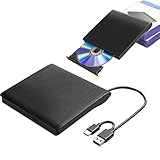 DVDドライブ 外付け USB3.0 ポータブルドライブ typeC/USBポート 外付光学式ドライブ CD/DVDプレイヤー CD/DVDドライブ 静音 高速 軽量 スリム コンパクト 外付CD・DVDドライブ CD/DVD読取・書込