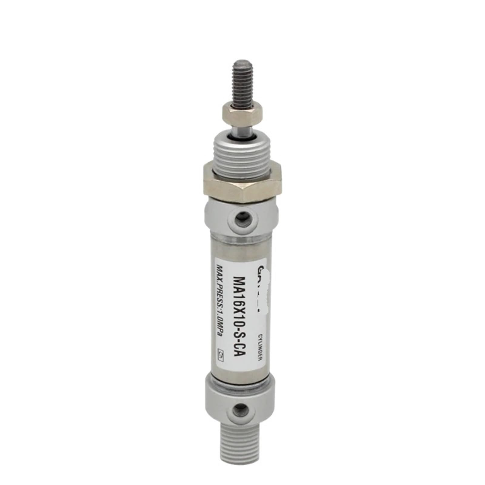 Vérin pneumatique MA20 à embout plat et double action cylindrique
