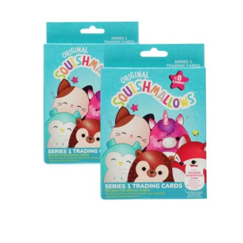Image of Squishmallows Official Kellytoy Series 1 Trading Cards (Pack of 2)