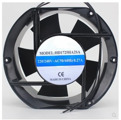 Ventilador 17251 de 220V con alta capacidad de extracción y flujo de aire continuo de 0,27A