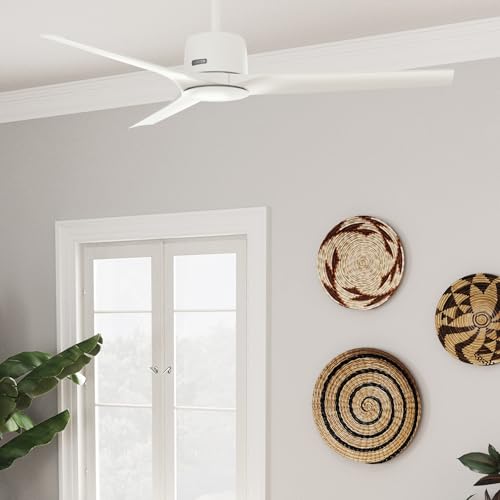 Ventilateur de plafond réversible été hiver Hunter 52692 blanc avec télécommande - 3