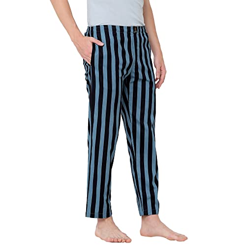 Image of Urban Scottish Men's Lounge Pants 100% Cotton Men's Lounge Night Pant Comfortable Leisure-Wear Lower with an Elastic Waist-Band and Regular Fit Track Pants, Machine Washable Stay at Home
