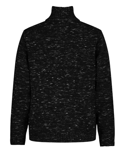Image of Calvin Klein Boys' Half Zip Pullover Sweater, Ribbed Neckline & Logo Detailing