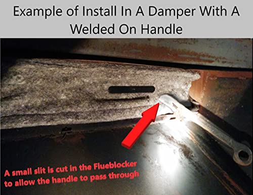 Flueblocker For 8"X32" Chimney Flue – Chimney Sheep Fireplace Draft Stopper Plug Replacement Damper Fireplace Tool – Better Than Inflatable Pillow Or Balloon–Save Energy Block Odor & Debris #TOP5