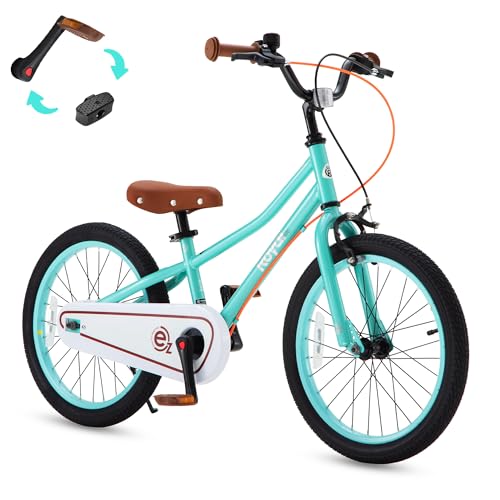 Image of RoyalBaby Kids Bike, Terra EZ Balance to Pedal Convertable Bicycle, 14 16 18 Inch Easy Learn Balancing to Biking Boys Girls Ages 3-9 Years Beginners