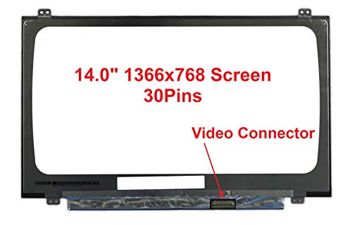 INNOLUX N140BGA-EA4 REV.C1 - Ecrã para portátil IBM Lenovo IDEAPAD 320S-14IKB de 30 pinos, eDP 1366 x 768 mate, compatível com B140XTN07.1