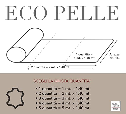 TESSUTO a metro in FINTA PELLE FIRENZE simil Pelle...