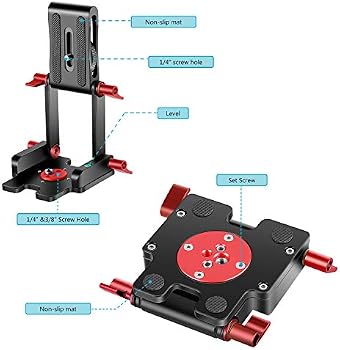 Neewer Upgraded Z Flex Tilt Head Z Type Tripod Head With 4 Adjust Fixing Knob Quick Release Plate And Spirit Level For Tripod Dslr Cameras Camcorders Slider Aluminium Alloy Load Up To 6 6 Pounds Amazon Sg Electronics