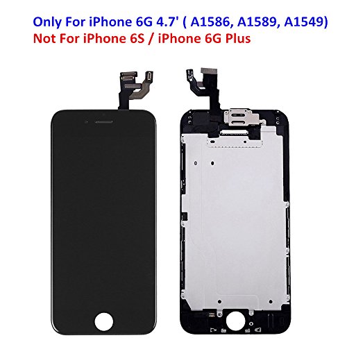 Substituição de tela premium para iPhone 6 4,7' LCD Touch Digitizer conjunto de vidro completo com