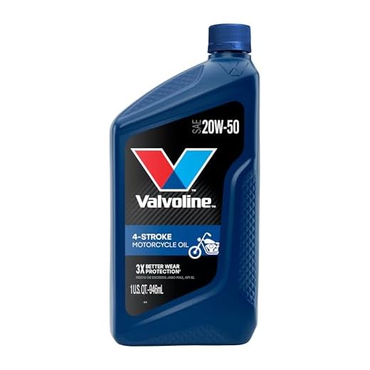 Valvoline 4-Stroke Motorcycle 20W-50 Motor Oil 1 QT