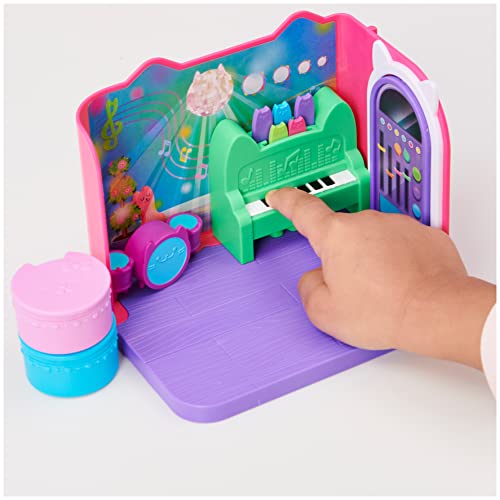 Gabby's Dollhouse, Groovy Music Room With Daniel James Catnip Figure, 2 Accessories, 2 Furniture Pieces And 2 Deliveries, Kids Toys For Ages 3 And Up #TOP4