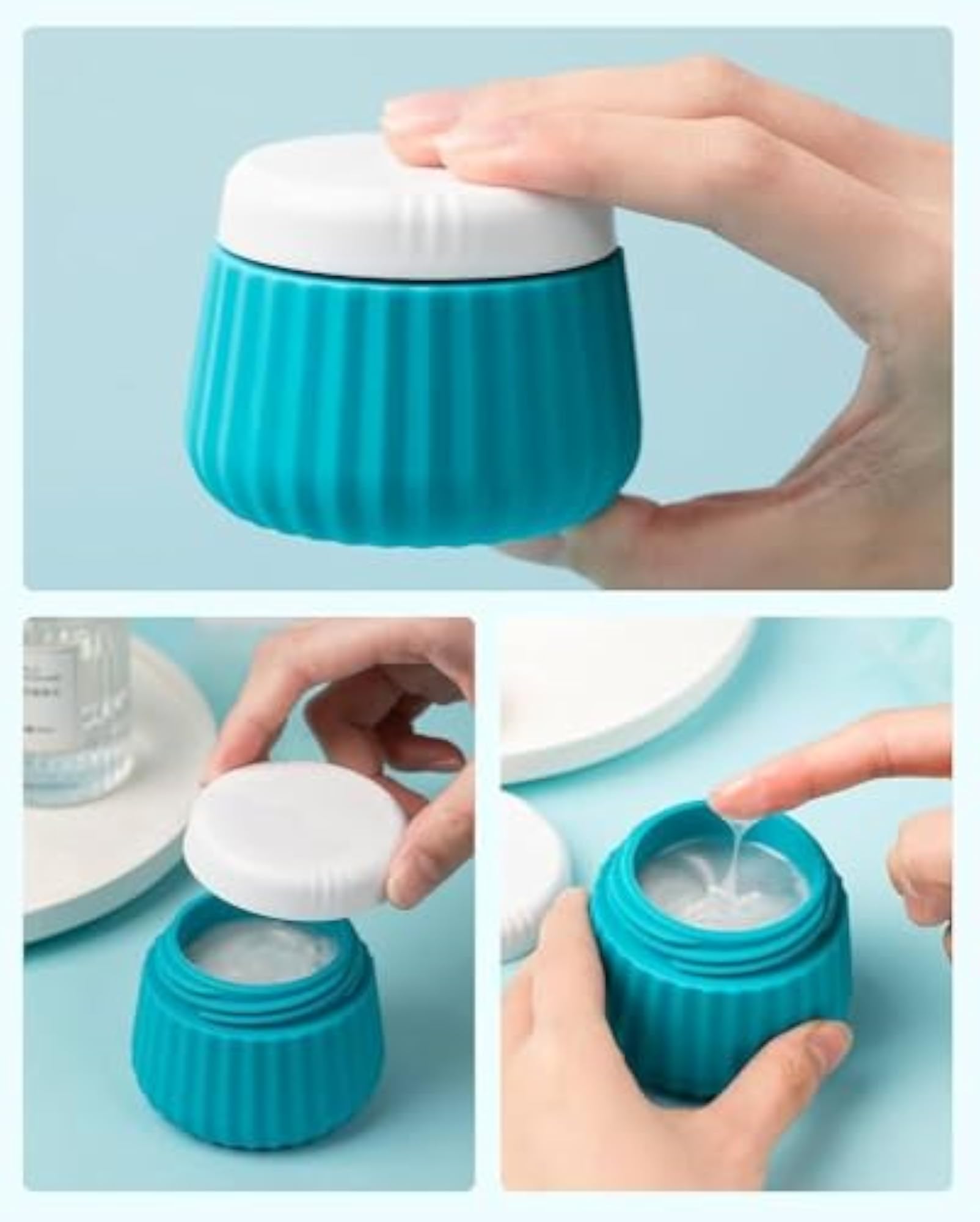 Travel Size Toiletry Containers 4 Pack