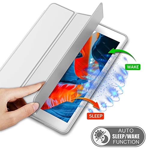 BXGH iPad Pro 11 Inch Case 2022(4th Gen)/2021(3rd Gen) with Pen Holder, Trifold Stand Smart Case with Soft TPU Backing - Image 4