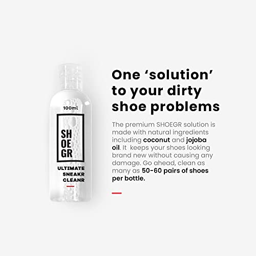 SHOEGR Ultimate Shoe Cleaning Kit Suitable for Sneaker, Nubuck