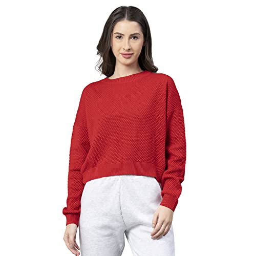 Image of Mode By Red Tape Women's Cotton Blend Casual Sweater