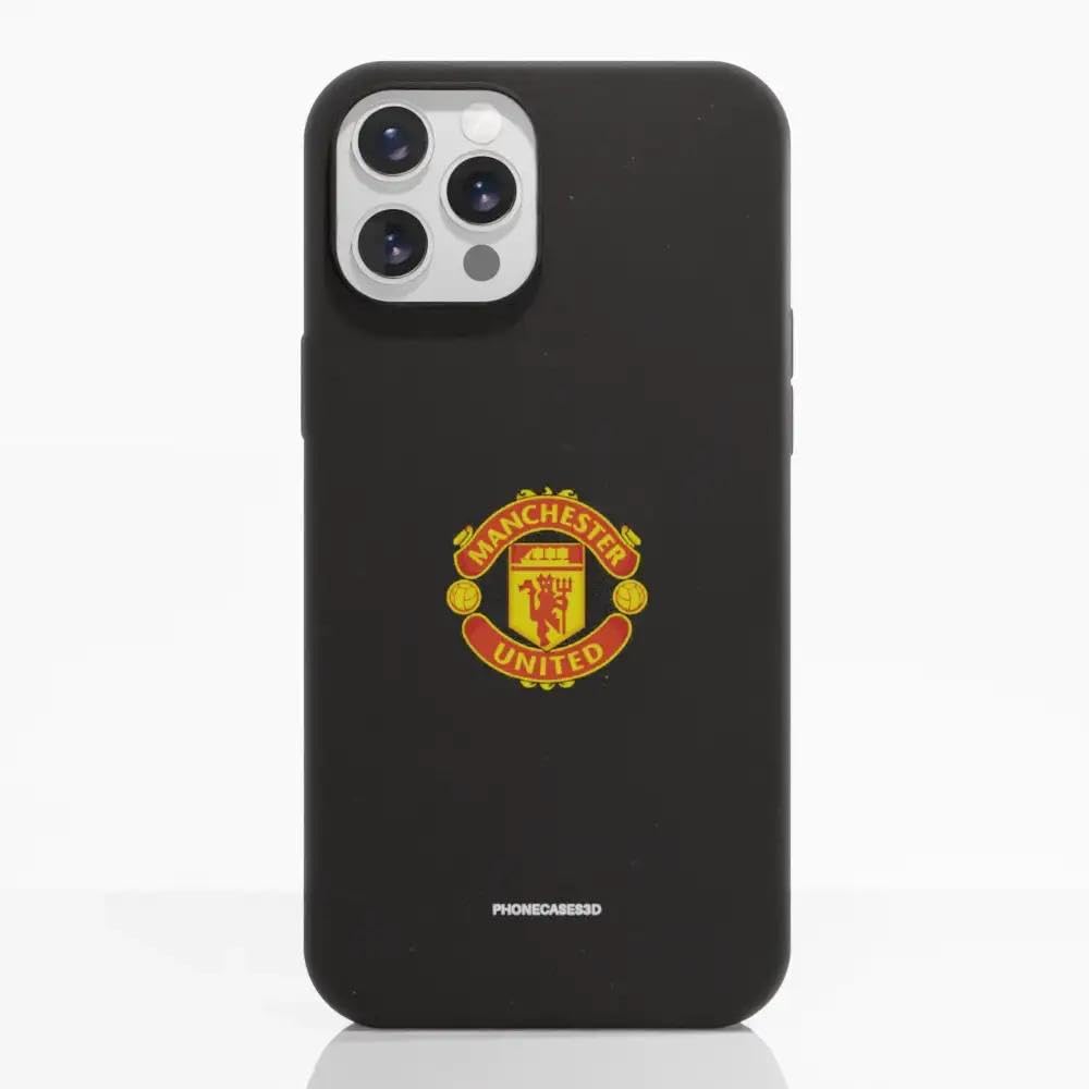 PHONECASES3D – Phone Case compatible with Apple iPhone 12 Pro Manchester United FC – Color Shield – Ergonomic Design – Lightweight & Durable Protection – Black — image 1