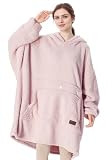 Catalonia Oversized Blanket Hoodie Sweatshirt, Wearable Lounging Fleece Pullover, Gift for Adults Women Men Kids Wife