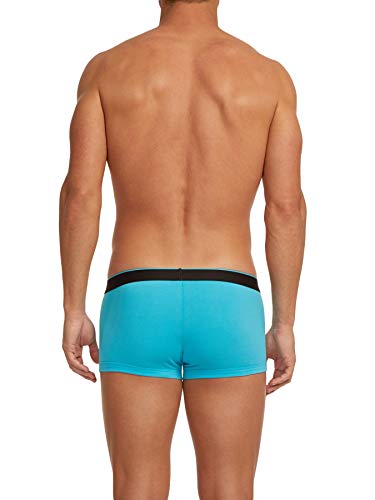 Papi Men's Stylish Brazilian Solid and Print Trunks (3-Pack of Men's Underwear)4