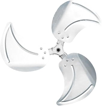 Aluminum Alloy Industrial Floor Fan Blade 12mm Shaft Hole Thickened Leaves for 12 14 16 Inch Floor Standing Fans Replacement12inch