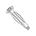 3/16" Standard Hollow Wall Anchors/Short/Steel/Zinc/Screw Thread Size: 10-24 / Hole Size: 3/8" (Carton: 50 pcs)