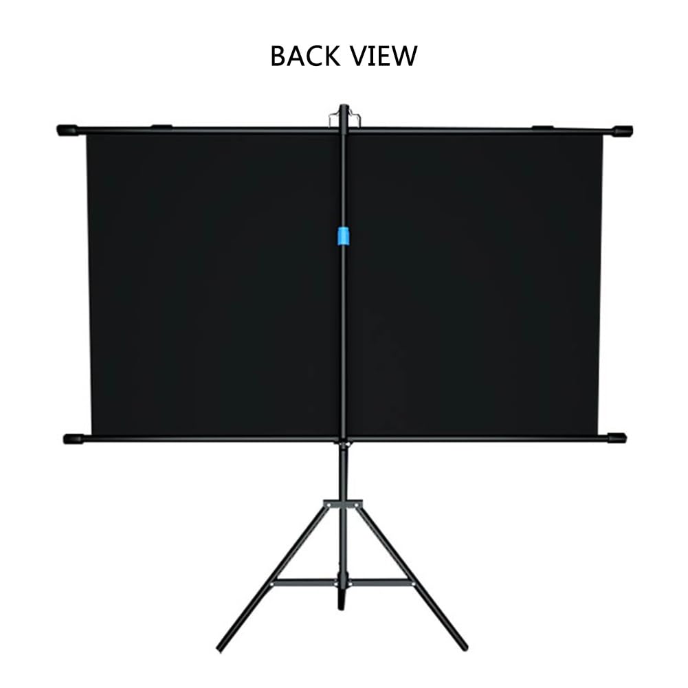 Schermo di Proiezione Portatile per Film 4K HD da 60 72 84 92 pollici, Schermo di Proiezione 16:9 a Scomparsa con Treppiede per Esterni e Interni(60"(16:9))