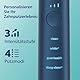 Philips Sonicare DiamondClean elektrische Zahnbürste der 9000er Serie – Schallzahnbürste, sauberere Zähne und Mundpflege mit 4x C3 Premium Plaque Defense-Bürstenköpfen, Aquamarine (Modell HX9911/89)