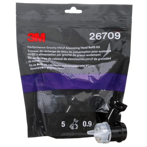 Image of 3M Performance Gravity HVLP Atomizing Head Refill Kit, 26709, Size 0.9