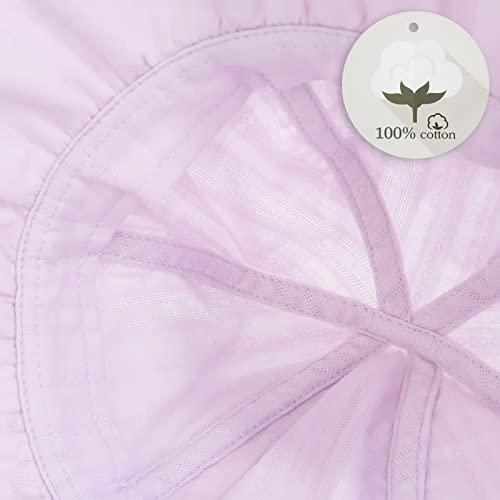 JELLYTREE Baby Hat Brimmed Sun Bonnet Floppy Toddler Girls Fashion Princess Lace Victorian Hat Bucket Visor Cap, 6m 12m 24m4
