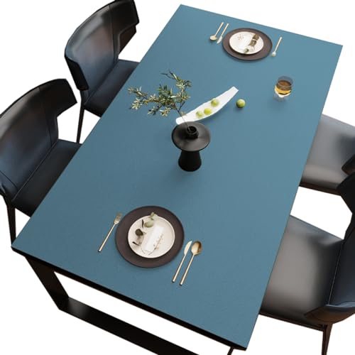 BHOMTY �e�[�u���N���X PU���U�[���e�[�u���}�b�g �r�j�[���}�b�g �f�X�N�}�b�g ��` �h�� ����΍� ���C�g�u���[ 75*150cm