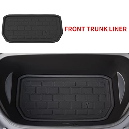 Xipoo Fit Tesla Model Y Trunk Mat Rear Storage Mat Rear Seat Back Mat Cargo Liner Set For 2023 2022 2021 2020 Tesla Model Y 5 Seater Accessories(Set Of 9 Mats For 5 Seats) #TOP1