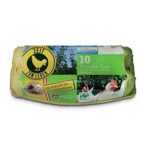 Ei Hessisch frische BIO Eier Größe M/L (10 ks)