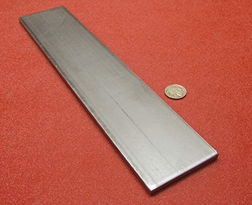 1018 Carbon Steel Flat Bar Stock .250" Thickness x 2.50" Width x 1 Foot Length 1 Piece