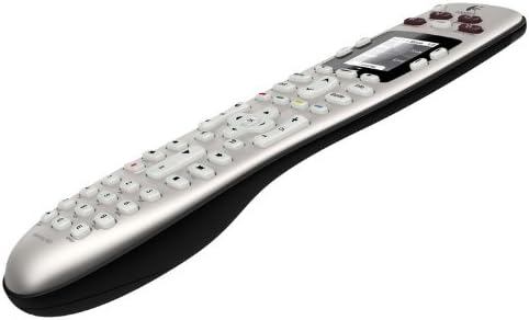 Бурчтуу view of the Logitech Harmony 600 Universal Remote, highlighting its sleek design and button layout.