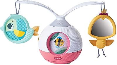 Tiny Love Tummy Time Musical Mobile 2 en 1, Móvil Bebé con Música y Luces, Gira 360°, 0+ Meses, Móvil para Cochecito, Portátil, Móvil Musical Bebé, 3 Modos de Música y Sonido, Tiny Princess Tales