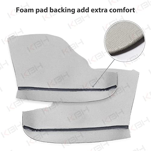 Kbh Auto Door Panel Armrest Cover For Honda Odyssey 2011-2017 Vinyl Microfiber Leather Car Door Armrest Replacement Pair Dark Gray #TOP2