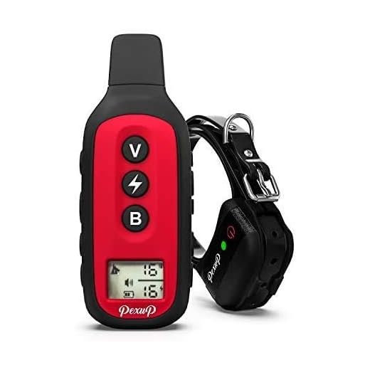 Pexup Waterproof Dog Training Collar - Rechargeable Dog Training Active collar with 3 Training Modes and 100% Waterproof - New Dog Training Collar for small medium and large dogs