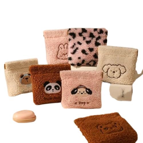 vajasil Cosmetics Korean Pouch, Cute Mini Coin Pouch for Girls – Small Shrapnel Storage Bag for Earbuds, Jewelry, Keys, Cable, USB – Travel Purse Organizer Pouch for Women & Kids.(1pcs )-picture-22