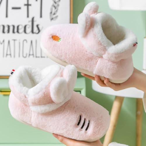 Diabetic Slippers,Postpartum Package with Confinement Shoes, Soft-Soled Warm Maternity Shoes-Purple_38-39,Anti-Skid Rubber Sole3