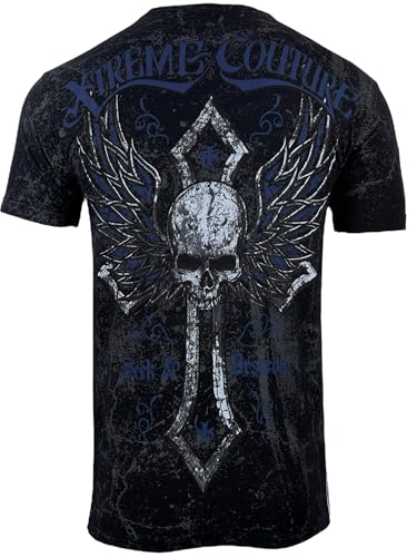 Xtreme Couture by Affliction Men's T-Shirt Stone Warrior3