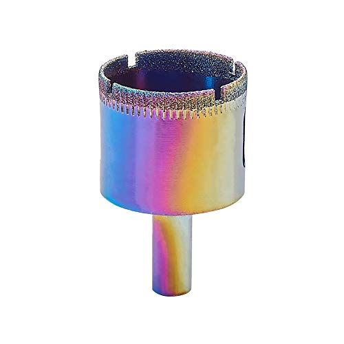 Utoolmart ガラスドリル ホールソー ドリルセット ドリルビットセット ガラス タイル用 ドリルビット ホールソーセット コアビット ガラス 穴あけ 混合 ガラス 研削 加工 穴あけ 硝子 大理石 陶器 レンガ タイル カッター カラフル 35mm