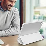 GKABXY Etui na iPad (A16) 11. generacji 11 cali 2025, iPad 10. generacji 10,9" 2022 z uchwytem na długopis, funkcja Auto Wake/Sleep, obsługuje Touch ID, Slim Trifold Stand Protective Cover (szare)