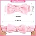 Ondder 8 Pcs Pink Spa Headband Microfiber Makeup & Face Wash Headbands for Women, Facial Skincare, Yoga, Exercise, Including Hair Bands & Head Bands