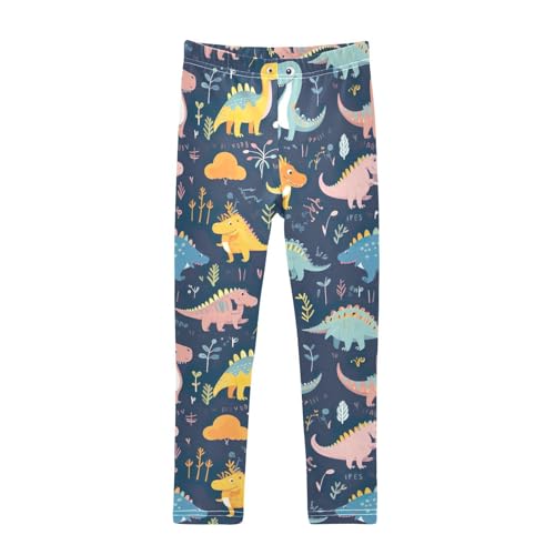 Kids High Waist Dinosaur Leggings for Toddler Girls 4T 202b2851