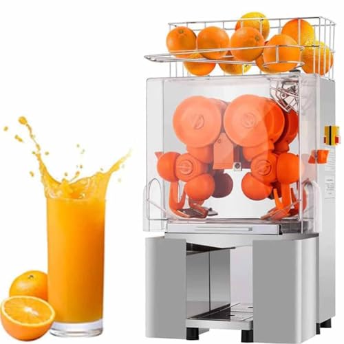 Commercial Automatic Juice Extractor Machine, 110V 120W, Stainless Steel Tank,